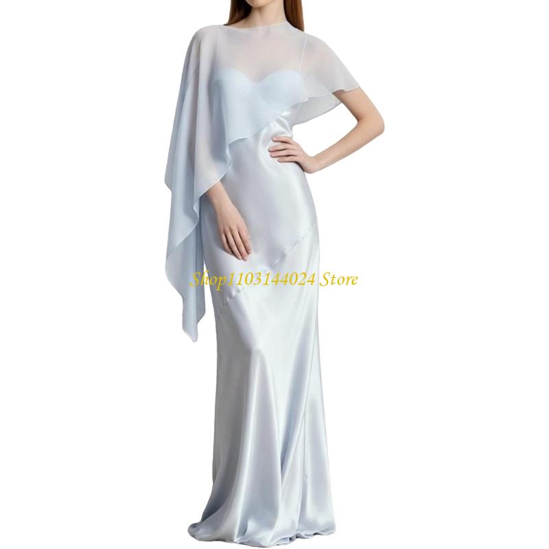Women'S Formal Wear For A Wedding Guest - N5KE vloeiende sjaalomslag voor bruidskleding en