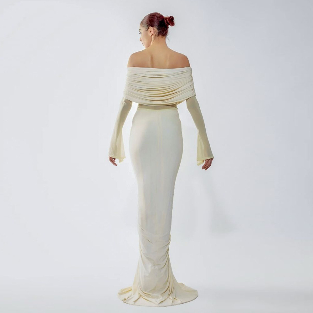 Beige vrouwen galajurk sexy of - Women'S Formal Wear For A Wedding Guest recensie en prijs