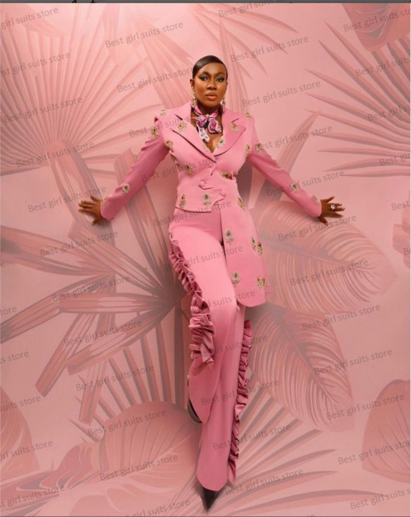 Roze Bruiloft Damespak Set Bla - Women'S Formal Wear For A Wedding Guest recensie en prijs