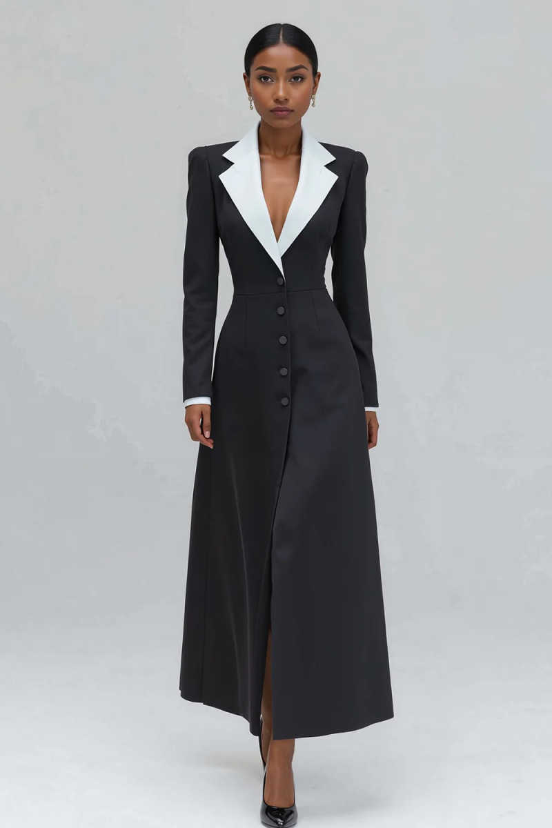 A Line Dames Lange Blazerjas E - Women'S Formal Wear For A Wedding Guest recensie en prijs