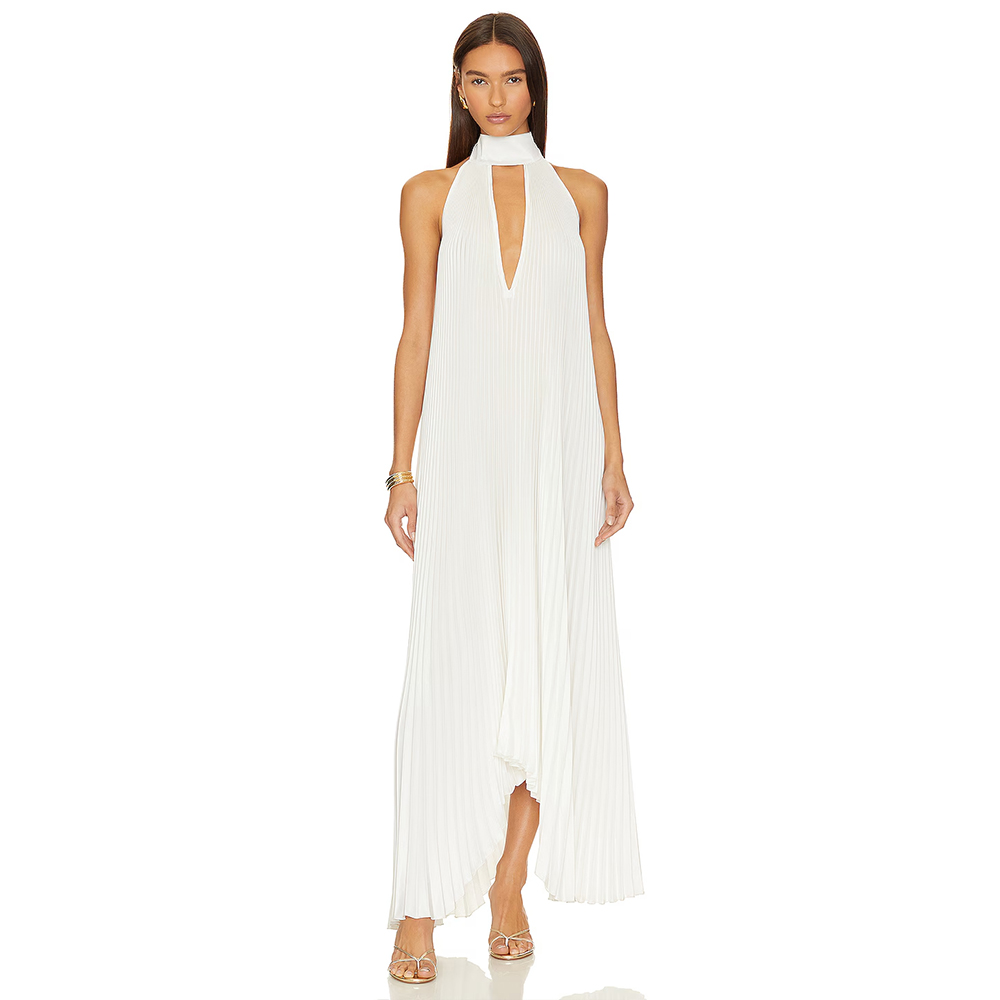 Avondjurken Diepe V-hals Sjaal - Women'S Formal Wear For A Wedding Guest recensie en prijs