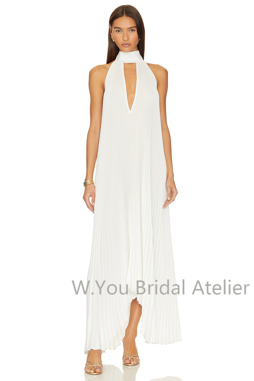 Avondjurken Diepe V-hals Sjaal - Women'S Formal Wear For A Wedding Guest recensie en prijs