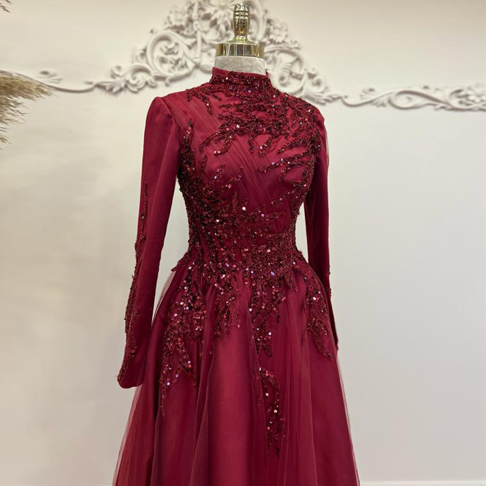 Kralen Enkellange A-Lijn Galaj - Formal Wear Gowns For Women recensie en prijs