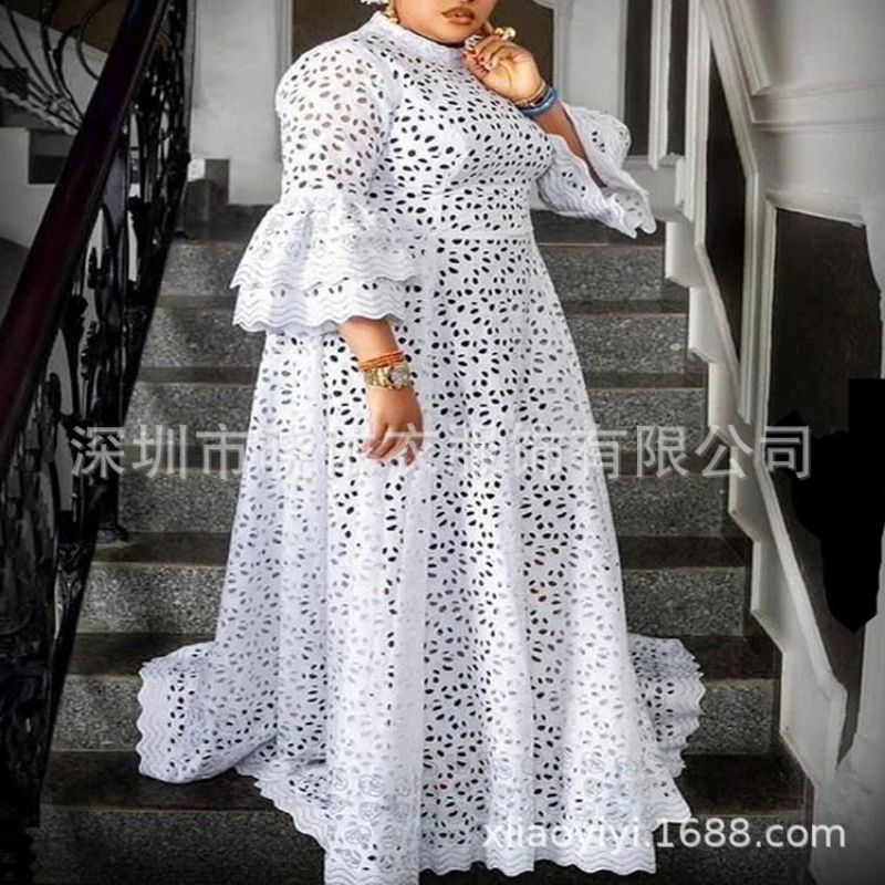 Witte jurk vrouwen flare mouw  - Formal Wear Gowns For Women recensie en prijs