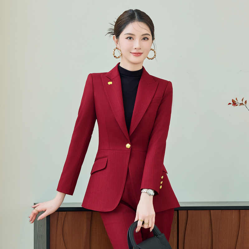 Rode pakset voor dames, hoogwa - Women'S Formal Wear Pants Suit recensie en prijs