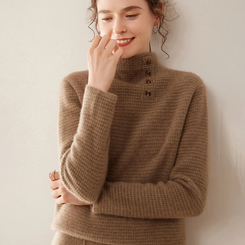 WinvyNee Dames Kasjmierwollen  - Cashmere Sweater Formal recensie en prijs