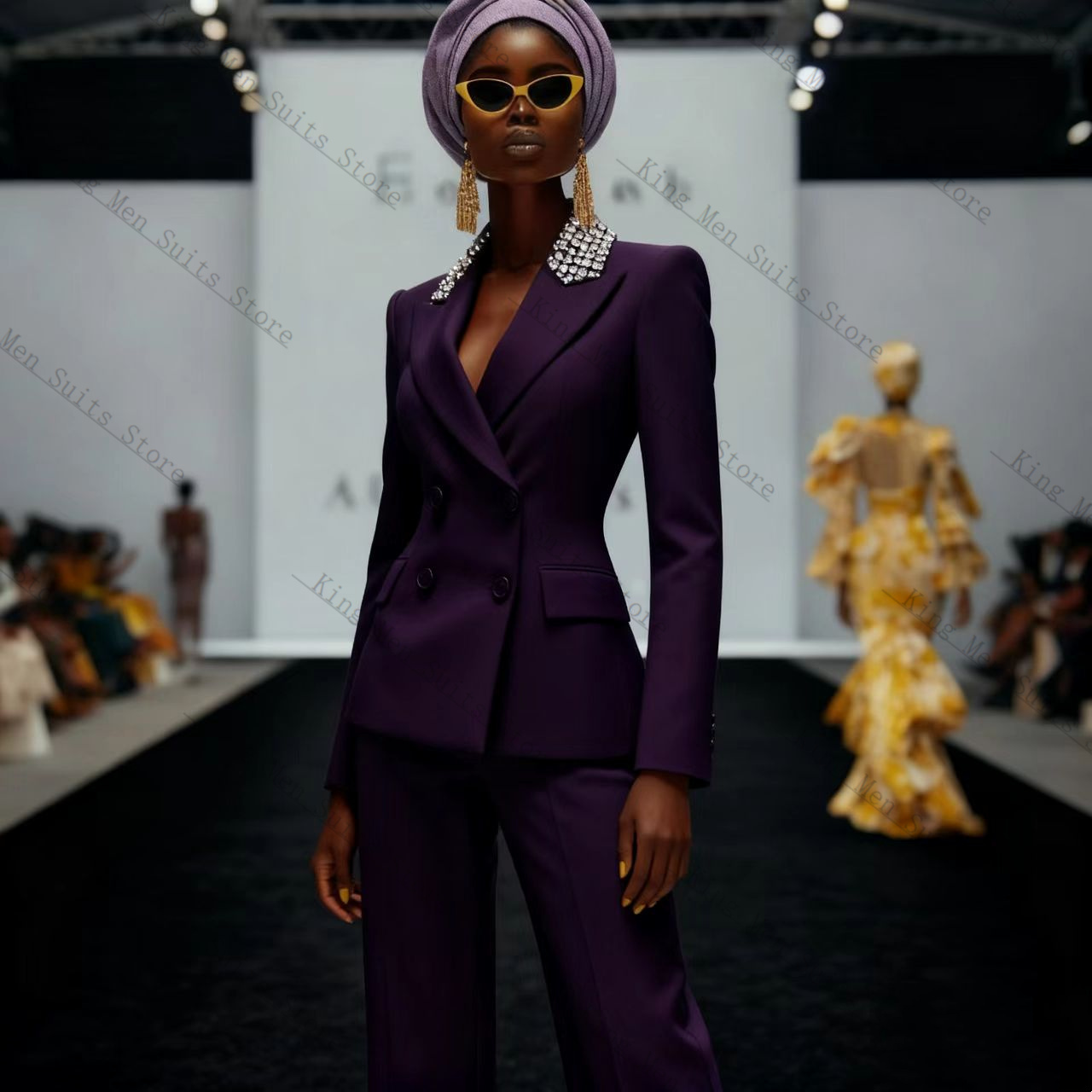 Luxe Kristallen Vrouwen Pak Se - Women'S Formal Wear For A Wedding Guest recensie en prijs