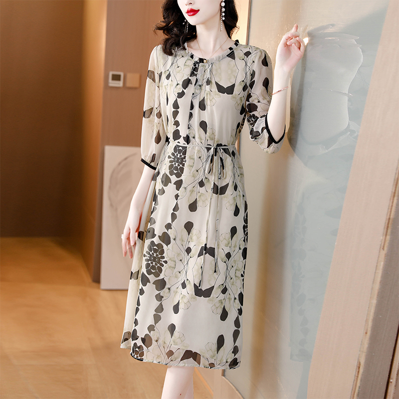 Zomer Bloemen Witte Zijden Str - Women Formal Office Wear Tops recensie en prijs