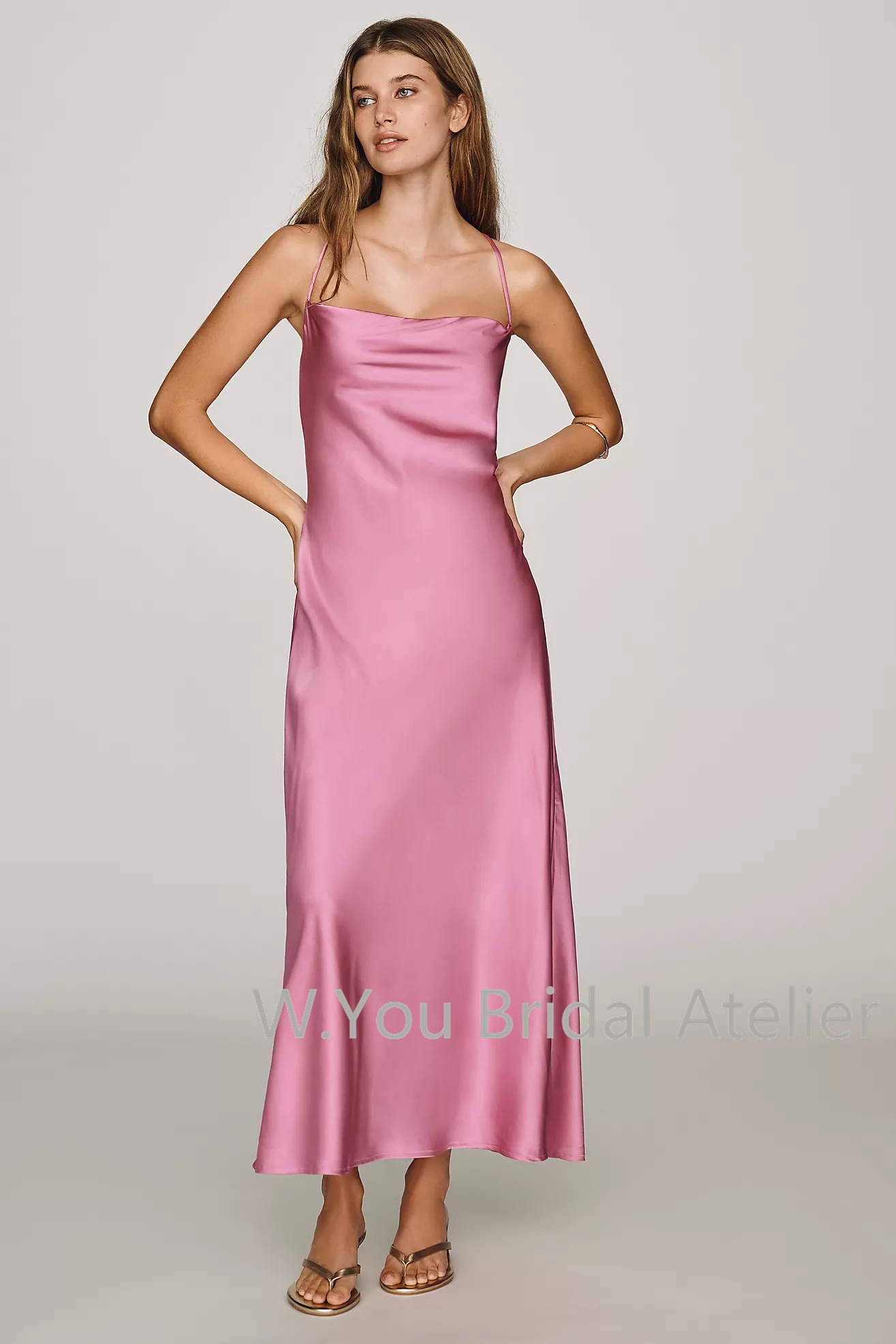 Avondjurken Satijnen Sjaal Mid - Women'S Formal Wear For A Wedding Guest recensie en prijs