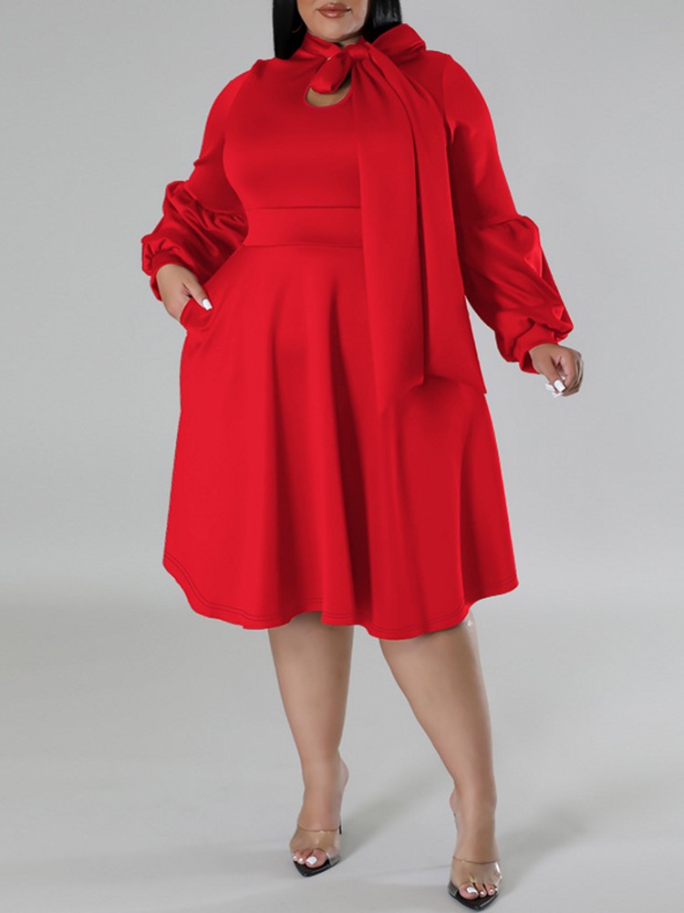 XL-5XL Plus Size Elegante Midi - Women Formal Office Wear Tops recensie en prijs