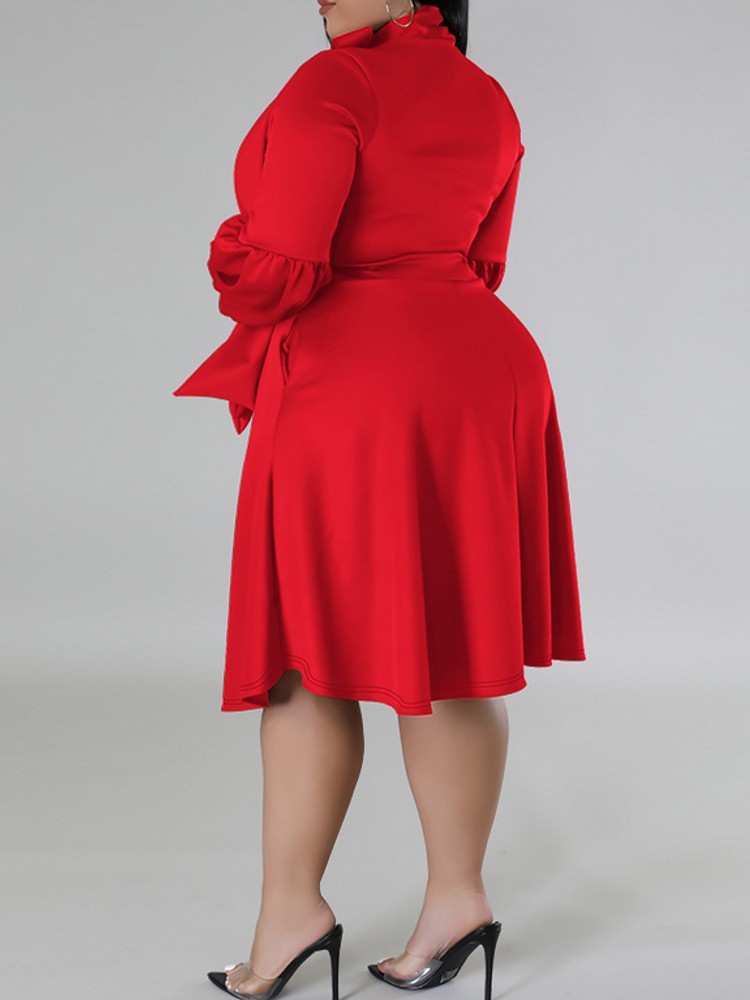 XL-5XL Plus Size Elegante Midi - Women Formal Office Wear Tops recensie en prijs